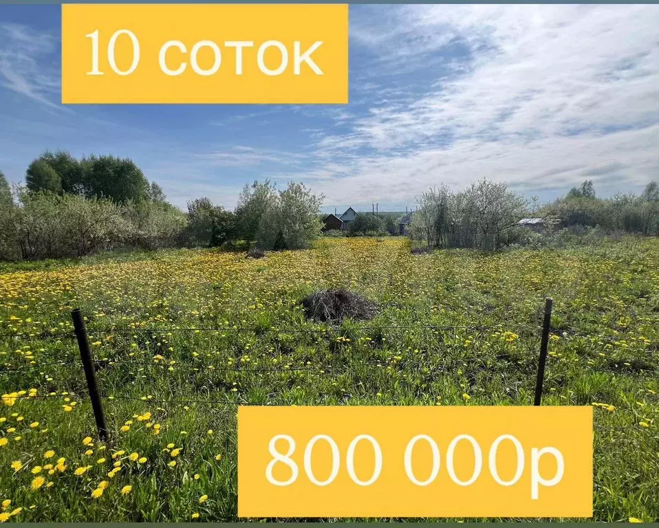 Участок 10 сот. (СНТ, ДНП) - Фото 0