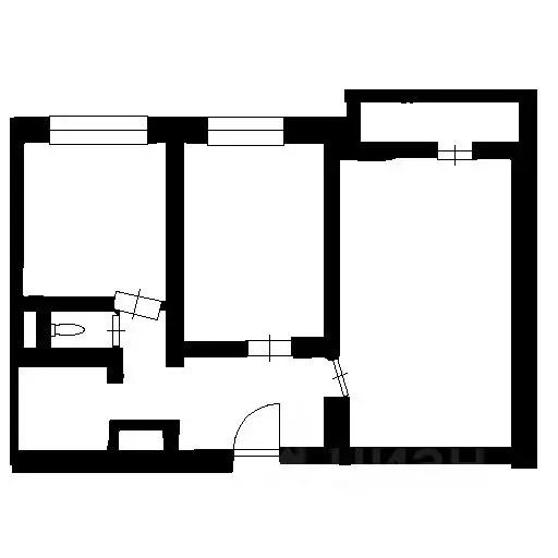 2-к кв. Москва ул. Недорубова, 20к2 (50.0 м) - Фото 1