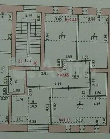 3-к. квартира, 90 м, 3/3 эт. - Фото 0