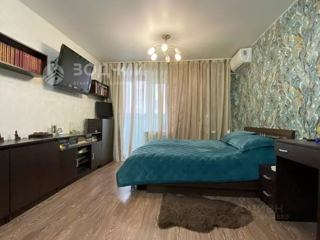 1-к кв. Чувашия, Чебоксары Благовещенский мкр, бул. Олега Волкова, 3 ... - Фото 1