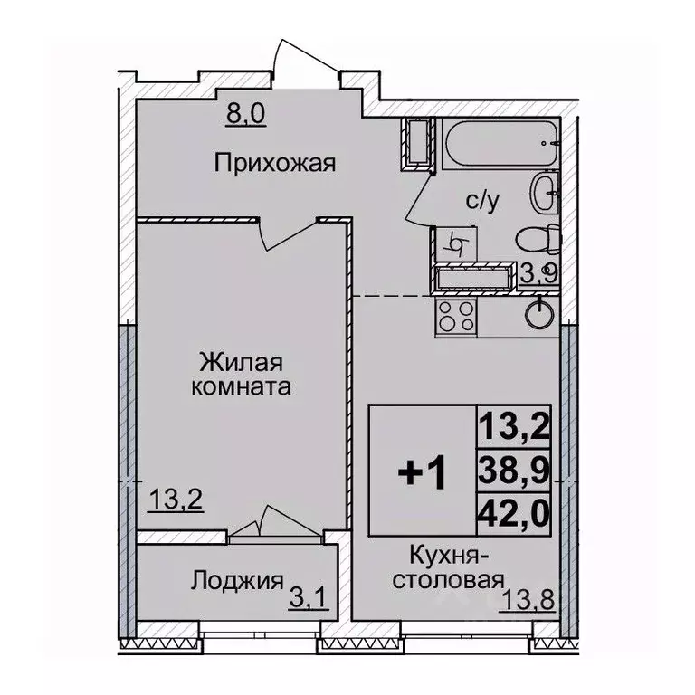 1-к кв. Нижегородская область, Нижний Новгород Горизонты Нижнего жилой ... - Фото 0