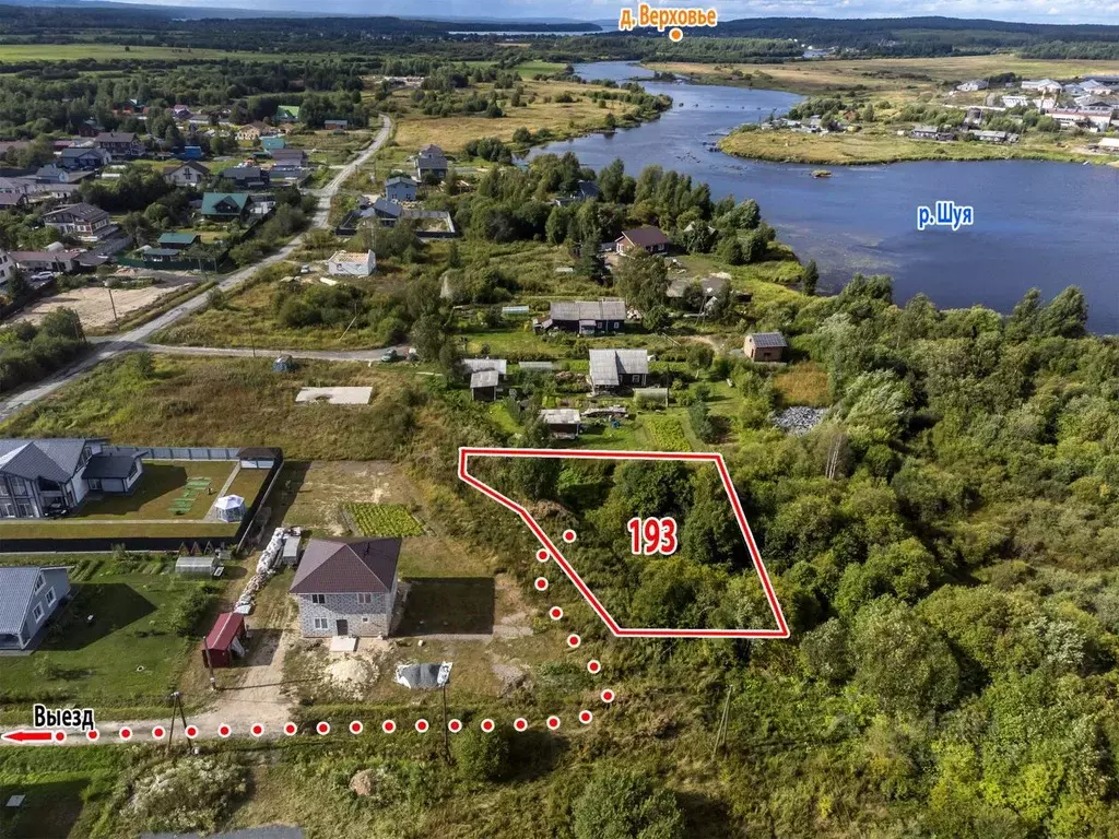 Участок в Карелия, Прионежский район, пос. Шуя ул. Полевая (15.0 сот.) - Фото 2