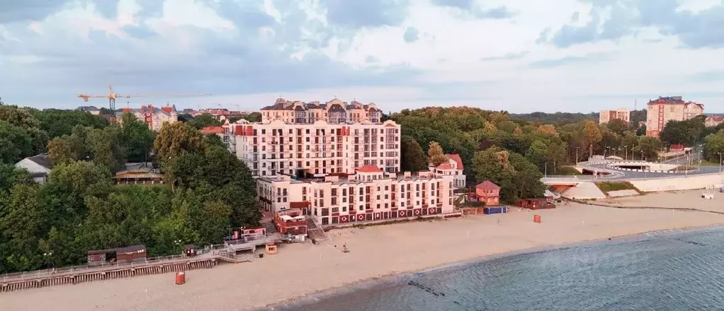 1-к кв. Калининградская область, Пионерский Портовая ул., 5 (44.7 м) - Фото 0