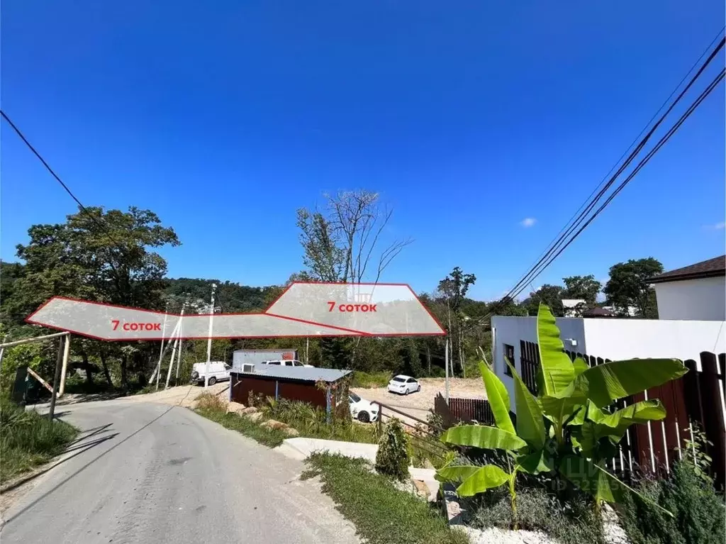 Участок в Краснодарский край, Сочи ул. Следопытов (14.0 сот.) - Фото 2