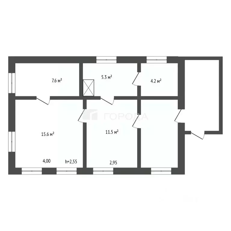 Дом в Кемеровская область, Прокопьевск Печерская ул., 10 (48 м) - Фото 2