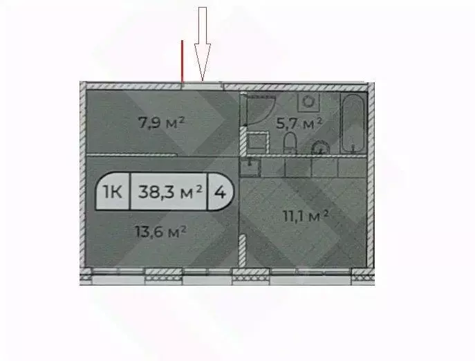 2-к кв. Москва просп. Генерала Дорохова, 39к1Е (38.0 м) - Фото 1