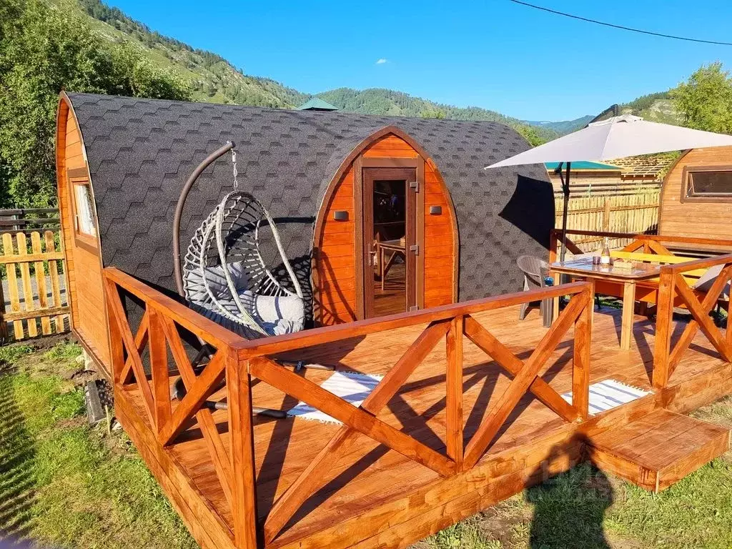 Дом в Алтай, Чемальский район, с. Анос ул. Яблоневая, 2 (20 м) - Фото 1