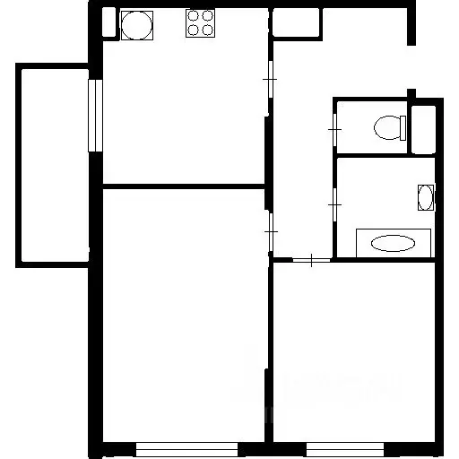 2-к кв. Санкт-Петербург ул. Среднерогатская, 20 (60.0 м) - Фото 1