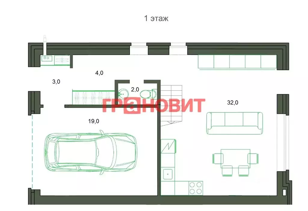 Таунхаус в Новосибирская область, с. Новолуговое, Березки-2 мкр, 3-й ... - Фото 2