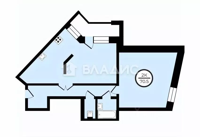 2-к кв. Московская область, Балашиха Салтыковка мкр, ул. ... - Фото 2