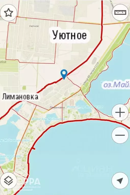 Участок в Крым, Евпатория городской округ, Заозерное пгт ул. ... - Фото 0