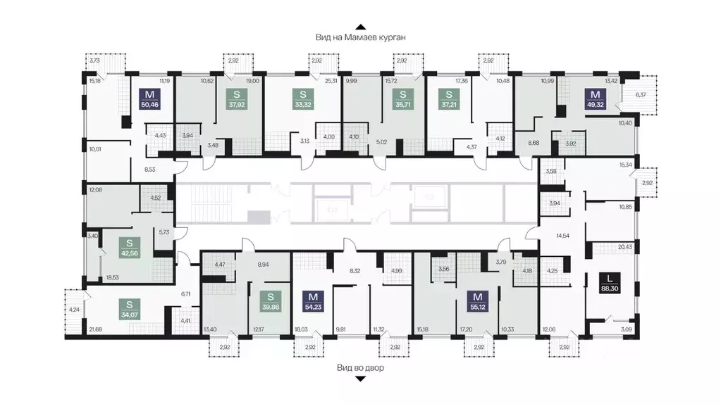 2-к кв. Волгоградская область, Волгоград просп. Имени В.И. Ленина, 59Г ... - Фото 2