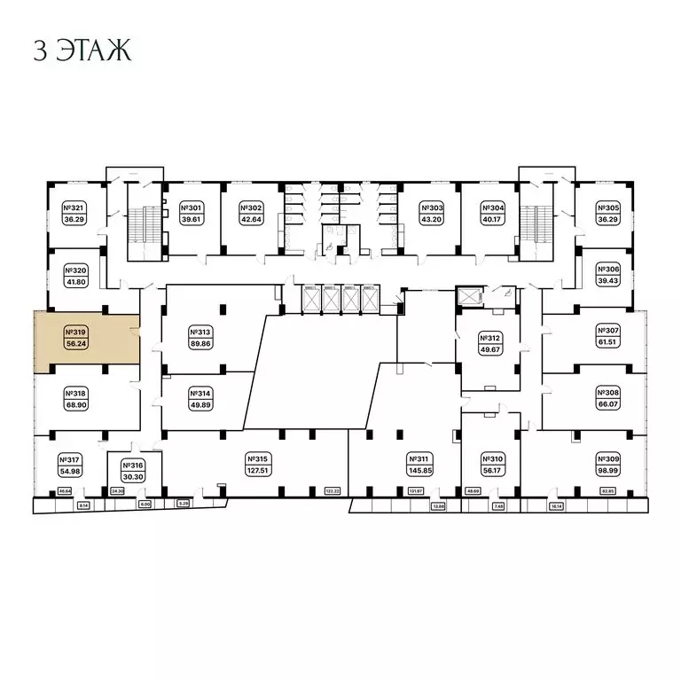 Офис (56.24 м) - Фото 1