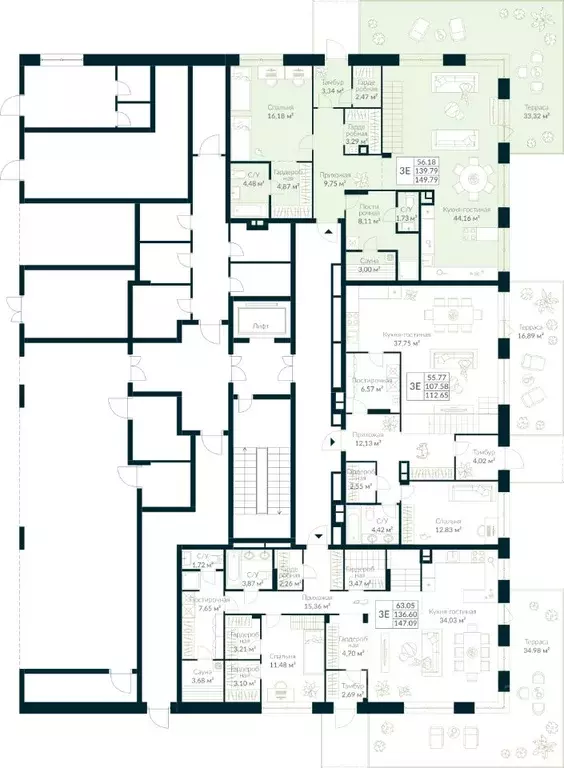 2-к кв. Башкортостан, Уфа Глумилино жилрайон, Урман Сити жилой ... - Фото 2