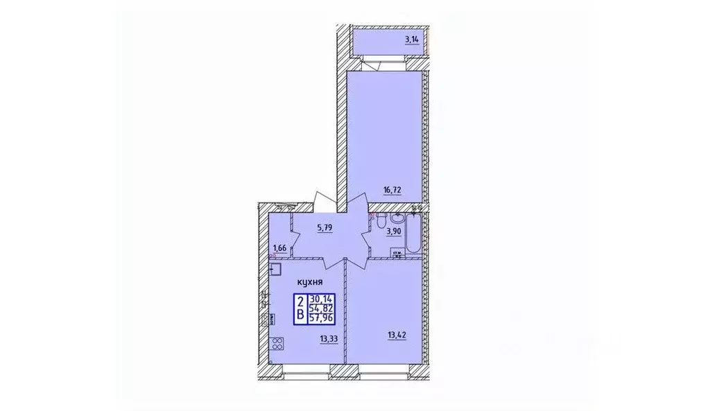 2-к кв. Ярославская область, Ярославский муниципальный округ, пос. ... - Фото 2