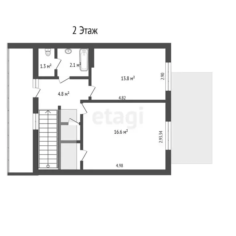 Дом в Ваулино, улица Строителей (88.45 м) - Фото 2