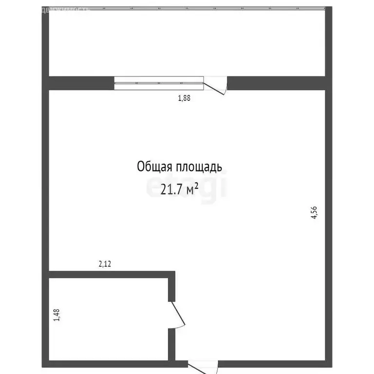 Квартира-студия: Бердск, Морская улица, 44к4 (21.7 м) - Фото 0