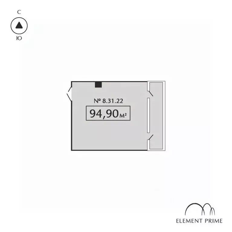 Офис в Санкт-Петербург Левашовский просп., 15 (95 м) - Фото 1