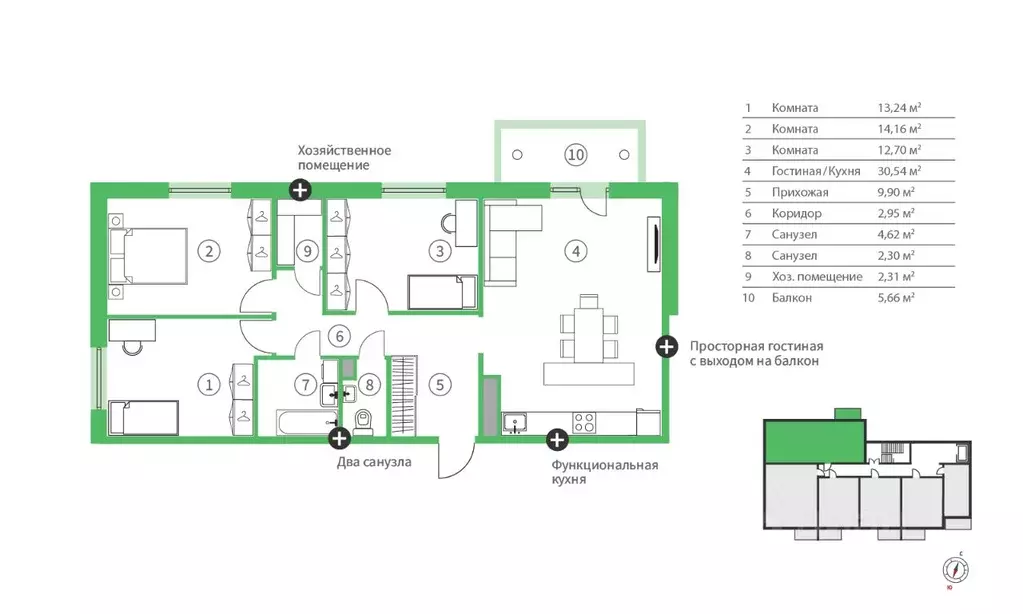 3-к кв. Карелия, Петрозаводск Древлянка-2 тер., Древлянка-6 мкр, Сампо ... - Фото 1