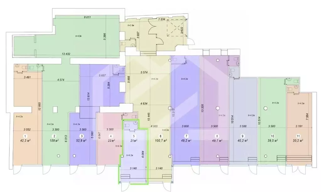 Помещение свободного назначения в Москва ул. Красная Пресня, 12 (21 м) - Фото 2