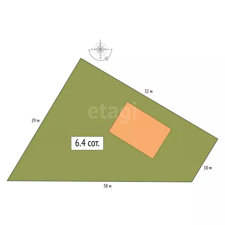 Дом в Майминский район, село Подгорное, Ягодный переулок (65.7 м) - Фото 1