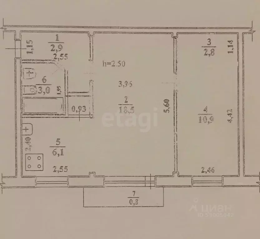 2-к кв. Забайкальский край, Чита Северный мкр, 12 (45.0 м) - Фото 2