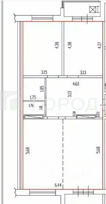 3-к кв. Алтайский край, Барнаул ул. Солнечная Поляна, 81 (83.2 м) - Фото 2