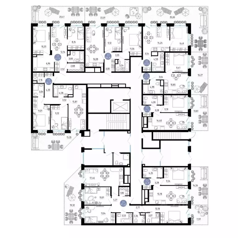 1-к кв. Рязанская область, Рязань 9-10-й кв-л,  (67.5 м) - Фото 1