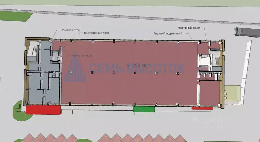 Помещение свободного назначения в Московская область, Подольск ул. ... - Фото 2