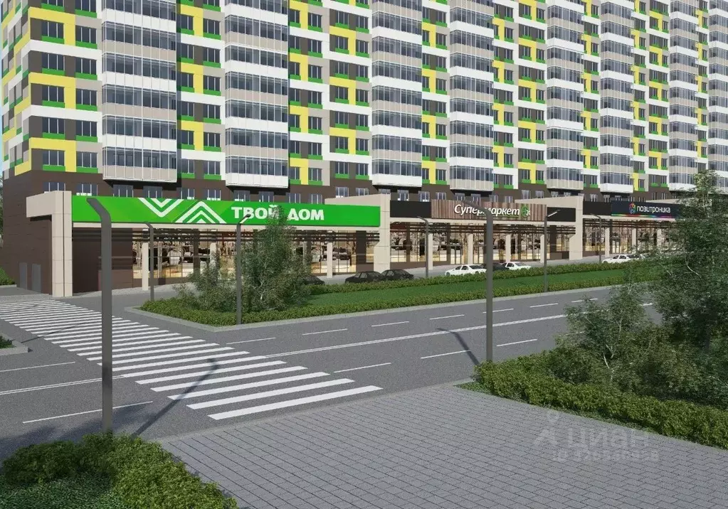 2-к кв. Чувашия, Чебоксары просп. Геннадия Айги, 17 (65.4 м) - Фото 2