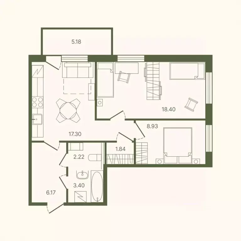 2-к кв. Ленинградская область, Тосно г. Тосненский район, Тосненское ... - Фото 1