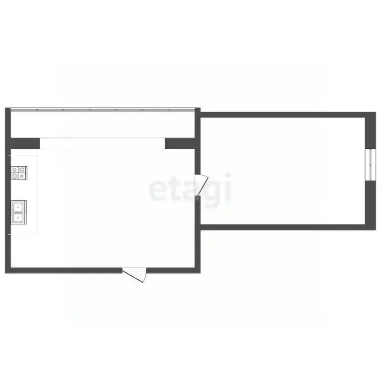 Комната Тюменская область, Тюмень Шаимский проезд, 5 (22.9 м) - Фото 2