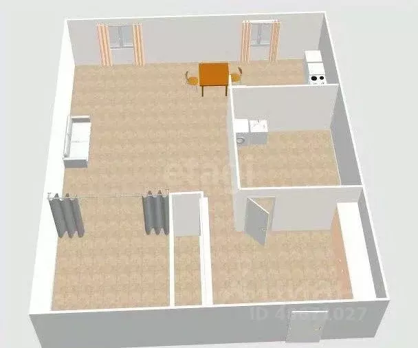 1-к кв. Сахалинская область, Холмск ул. Ливадных, 24 (30.0 м) - Фото 2