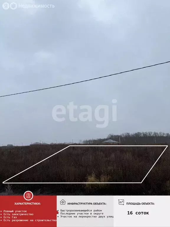 Участок в Строитель, коттеджный посёлок Крапивенский-3 (16 м) - Фото 2