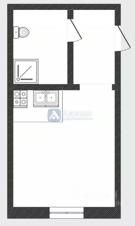 Комната Тюменская область, Тюмень ул. Республики, 229 (19.0 м) - Фото 1