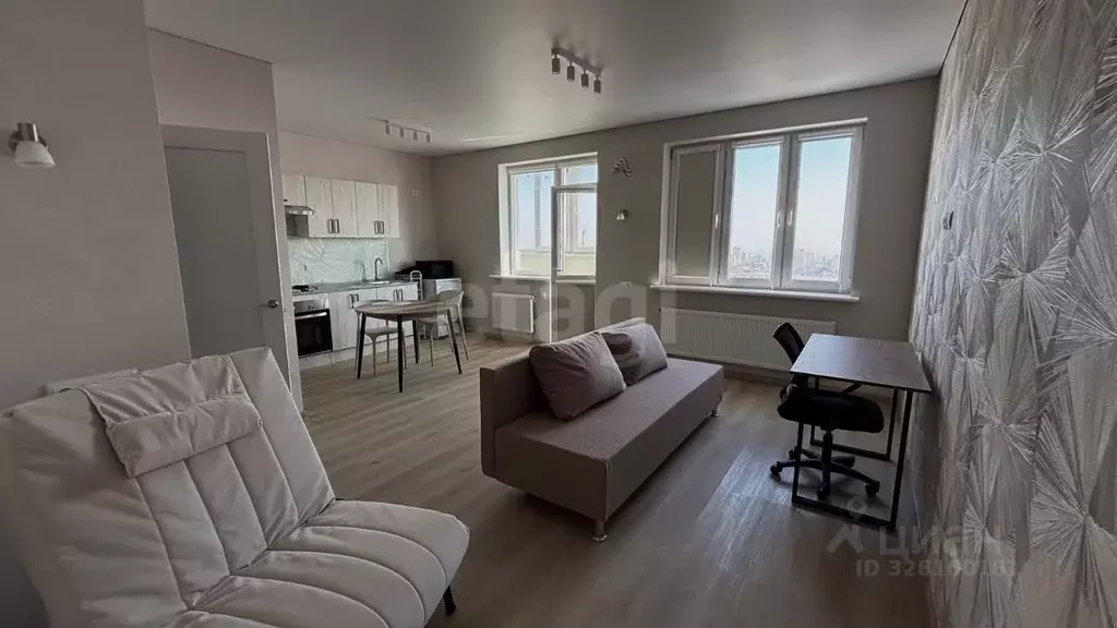 Студия Самарская область, Самара ул. Авроры, 148А (33.8 м) - Фото 1