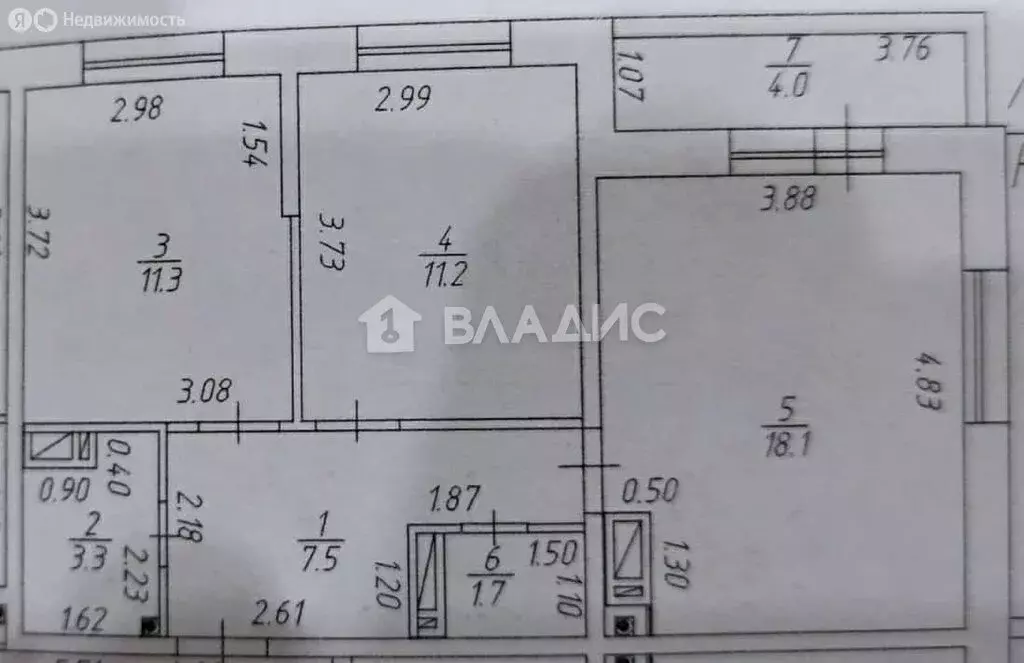 2-комнатная квартира: Краснодар, улица имени Героя Ростовского, 8к1 ... - Фото 0