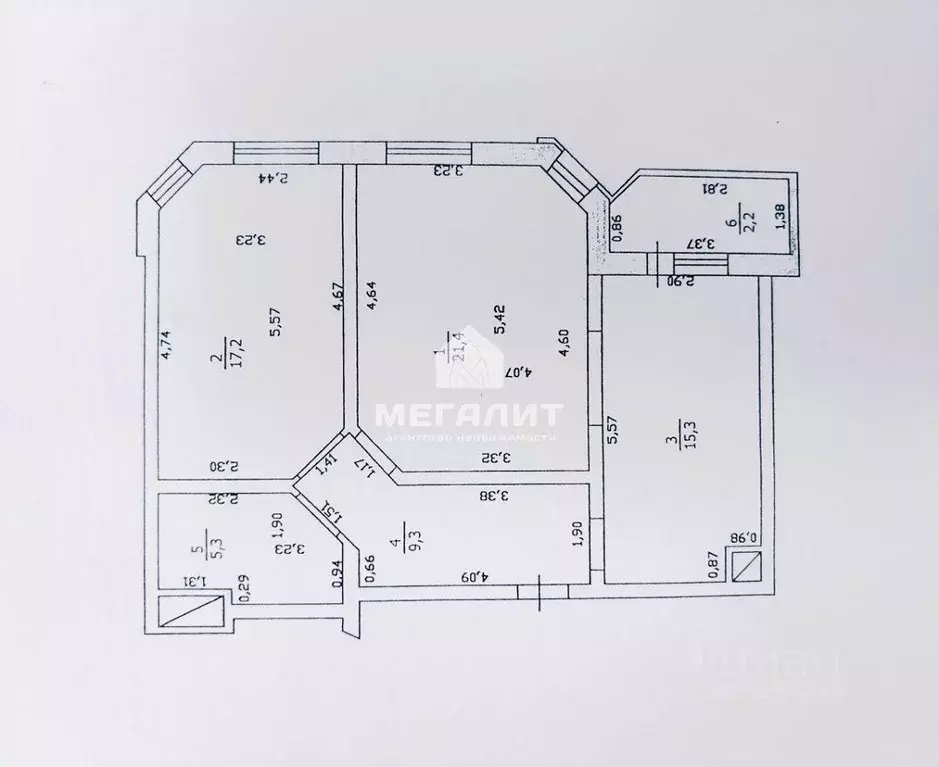 2-к кв. Татарстан, Казань Минская ул., 12 (70.7 м) - Фото 2