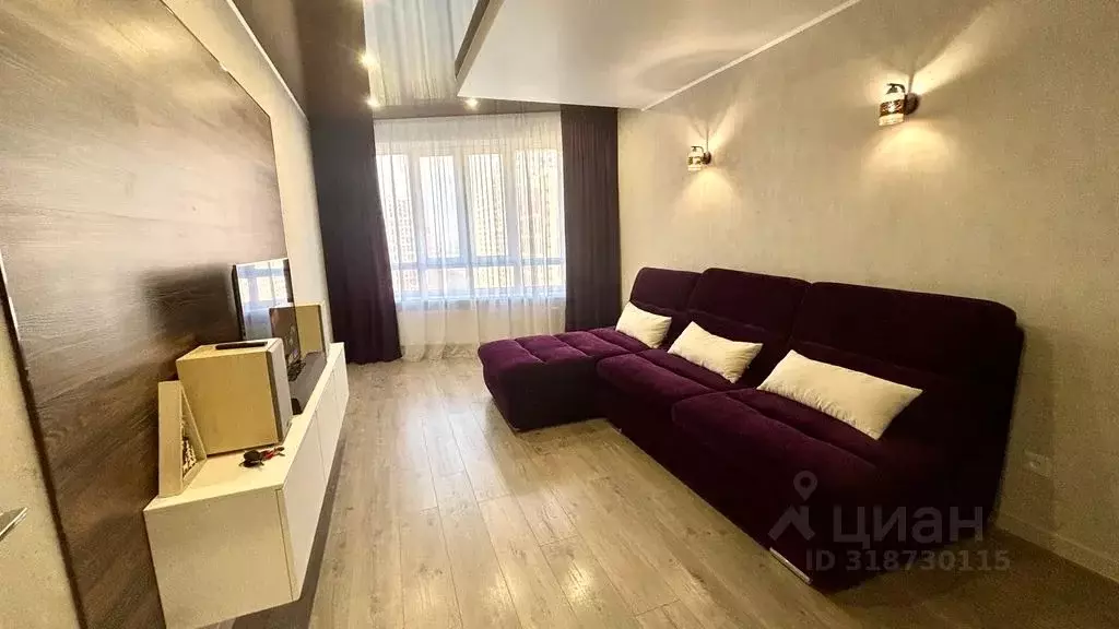 1-к кв. Башкортостан, Уфа ул. Рудольфа Нуреева, 6 (50.0 м) - Фото 1