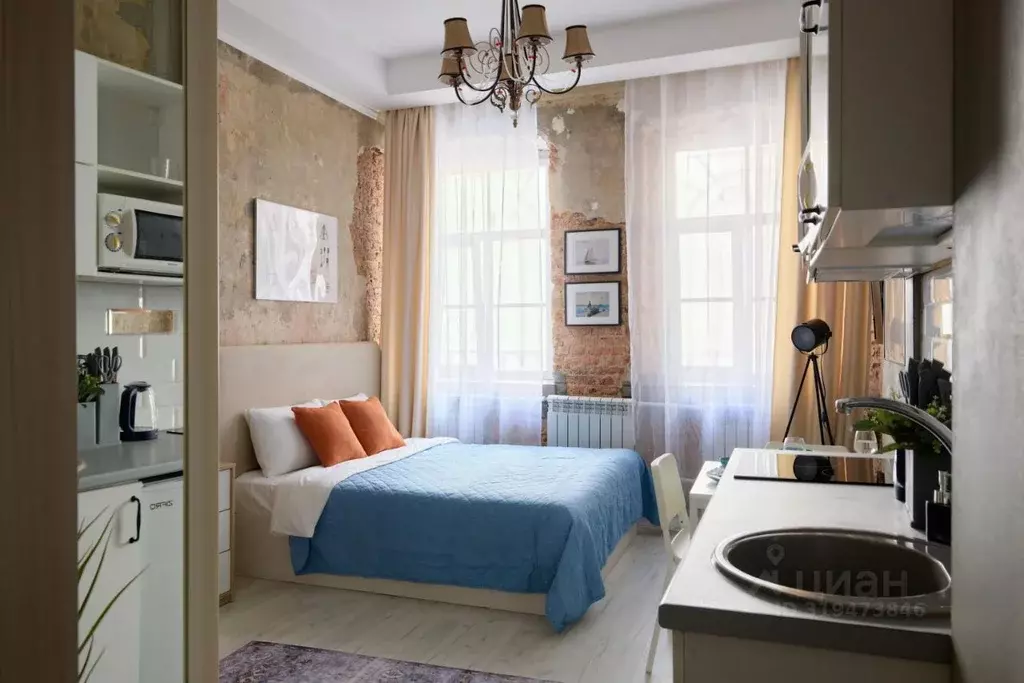 1-к кв. Санкт-Петербург Английский просп., 22 (18.0 м) - Фото 0