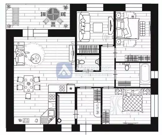 Коттедж в Тюменская область, Тюмень ул. Юрия Шешукова (113 м) - Фото 2