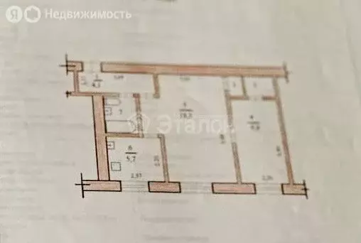 2-комнатная квартира: Котово, улица Мира, 181 (43.6 м) - Фото 0