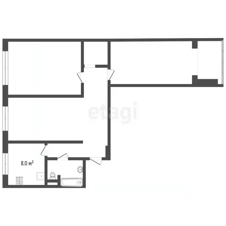 3-к кв. Свердловская область, Верхняя Пышма ул. Уральских Рабочих, 41 ... - Фото 2