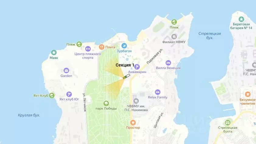 2-к кв. Севастополь ул. Парковая, 15 (72.5 м) - Фото 2