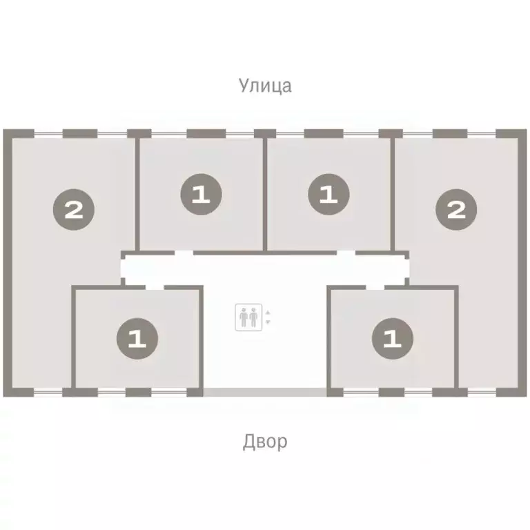 2-к кв. Омская область, Омск  (67.69 м) - Фото 2