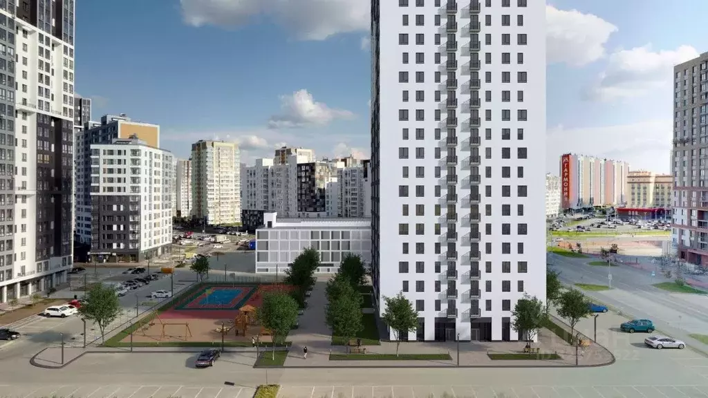 2-к кв. Тюменская область, Тюмень ул. Фармана Салманова, 17 (68.0 м) - Фото 1