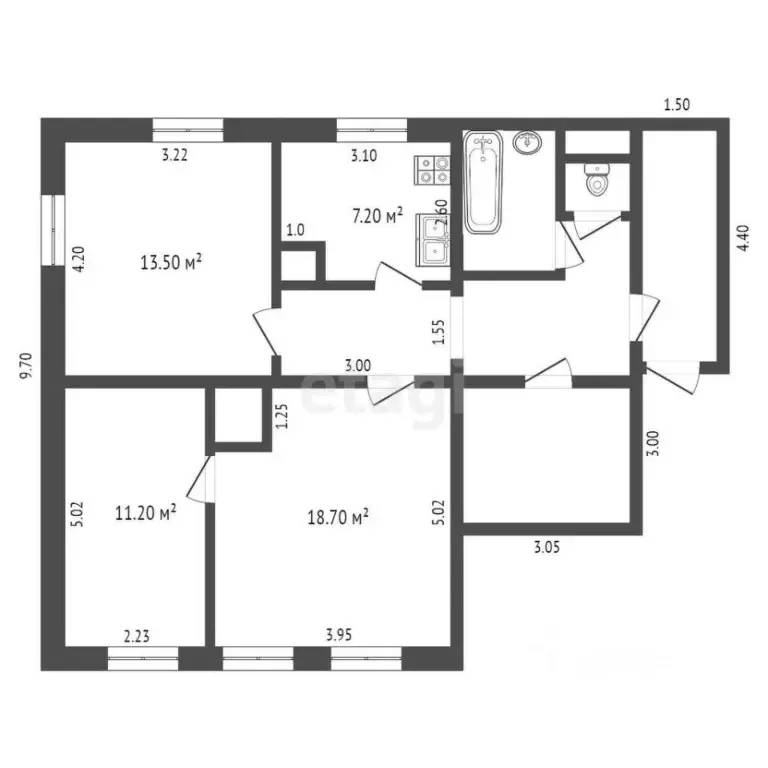 Дом в Вологодская область, Вологда ул. Панкратова, 27 (145 м) - Фото 2