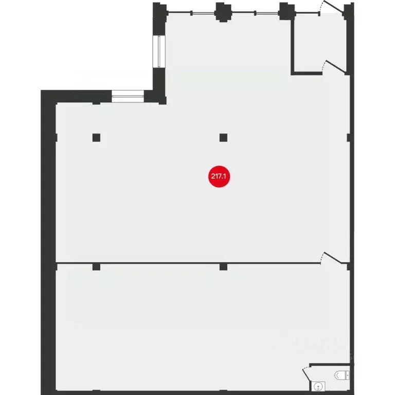 Офис в Новосибирская область, Новосибирск Первомайская ул., 43 (217 м) - Фото 1
