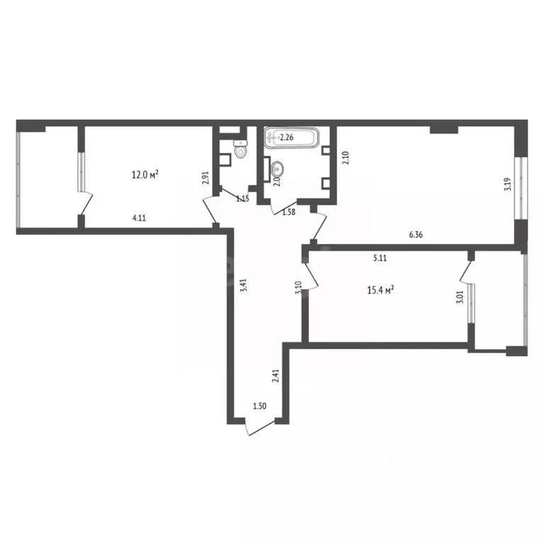 2-к кв. Севастополь ул. Парковая, 12 (73.3 м) - Фото 2