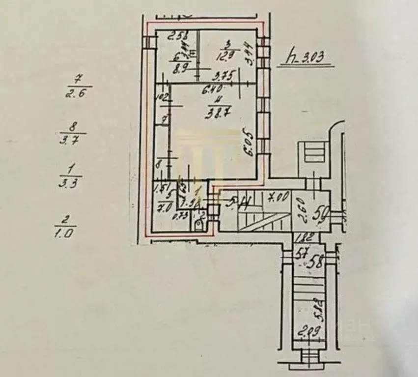 Помещение свободного назначения в Санкт-Петербург ул. Воскова, 15-17 ... - Фото 2